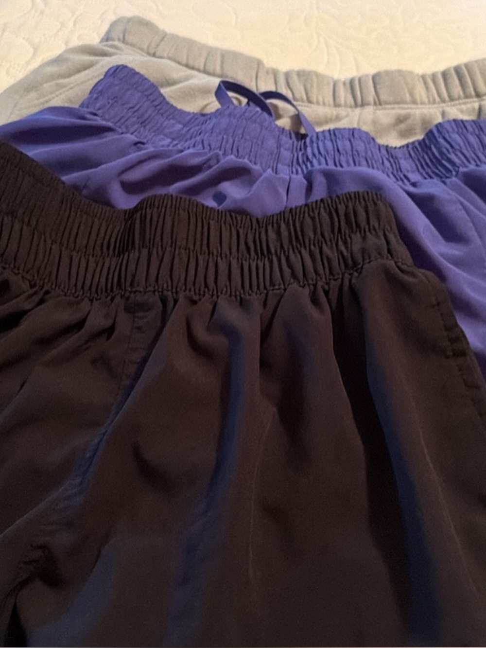 Women's /Girl’s Athletic Shorts. 3pairs 
Size Small